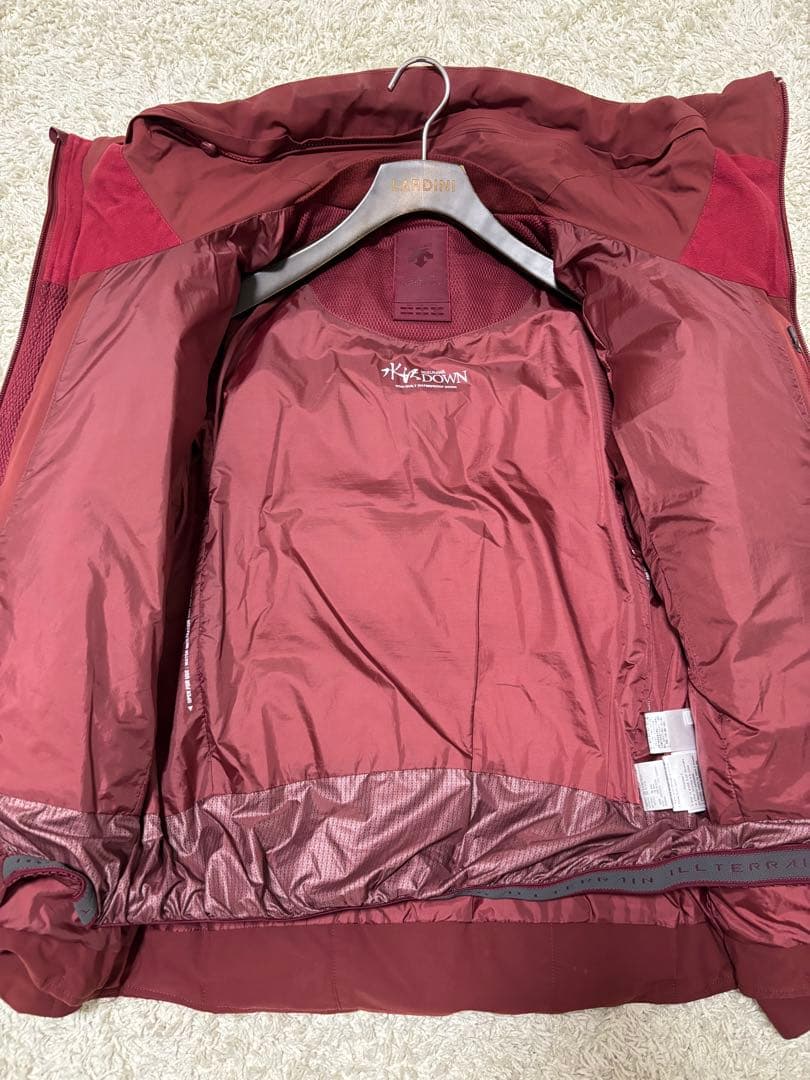 限定色良品】水沢ダウン デサントオルテライン マウンテニア ボルドー