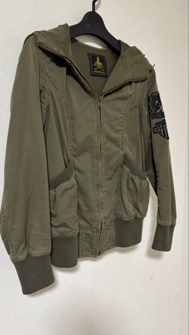 HYSTERIC オリーブ ミリタリージャケット