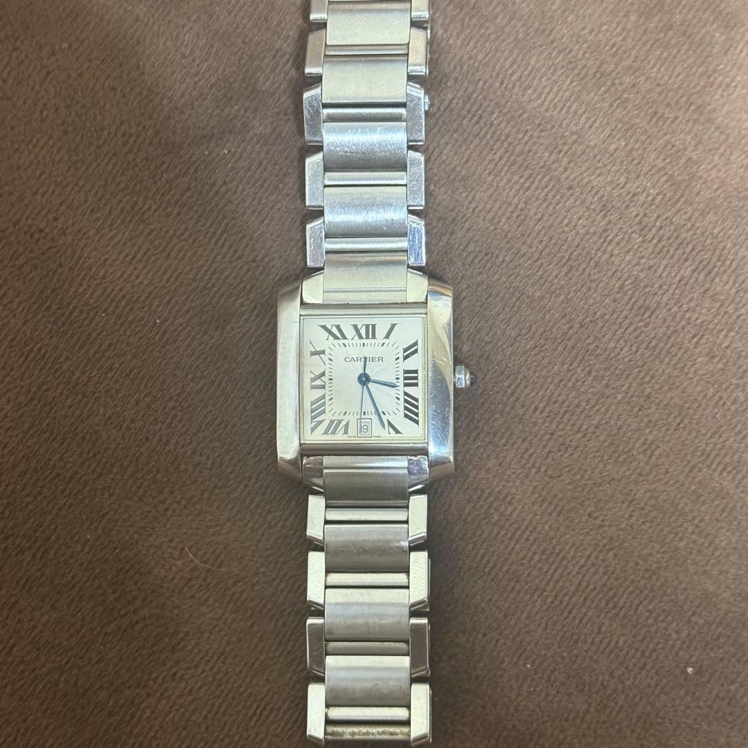 カルティエ　タンク　フランセーズ　LM 自動巻き　動作良好