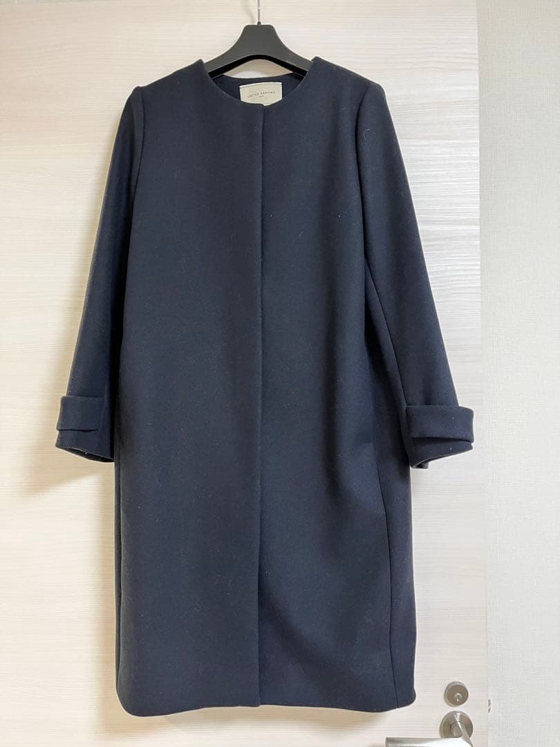 ドレス様　ユナイテッドアローズ ウールコート　ネイビー
