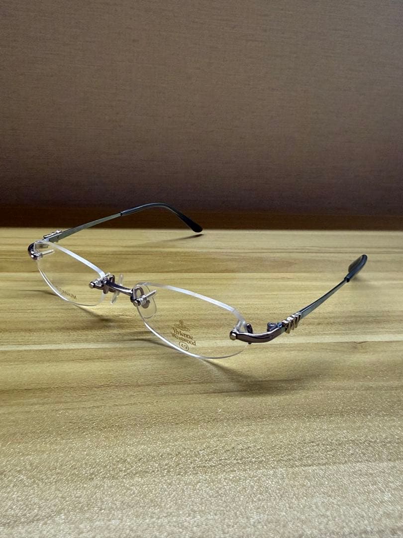 激レア Vivienne Westwood リムレス メガネ フチなし 眼鏡