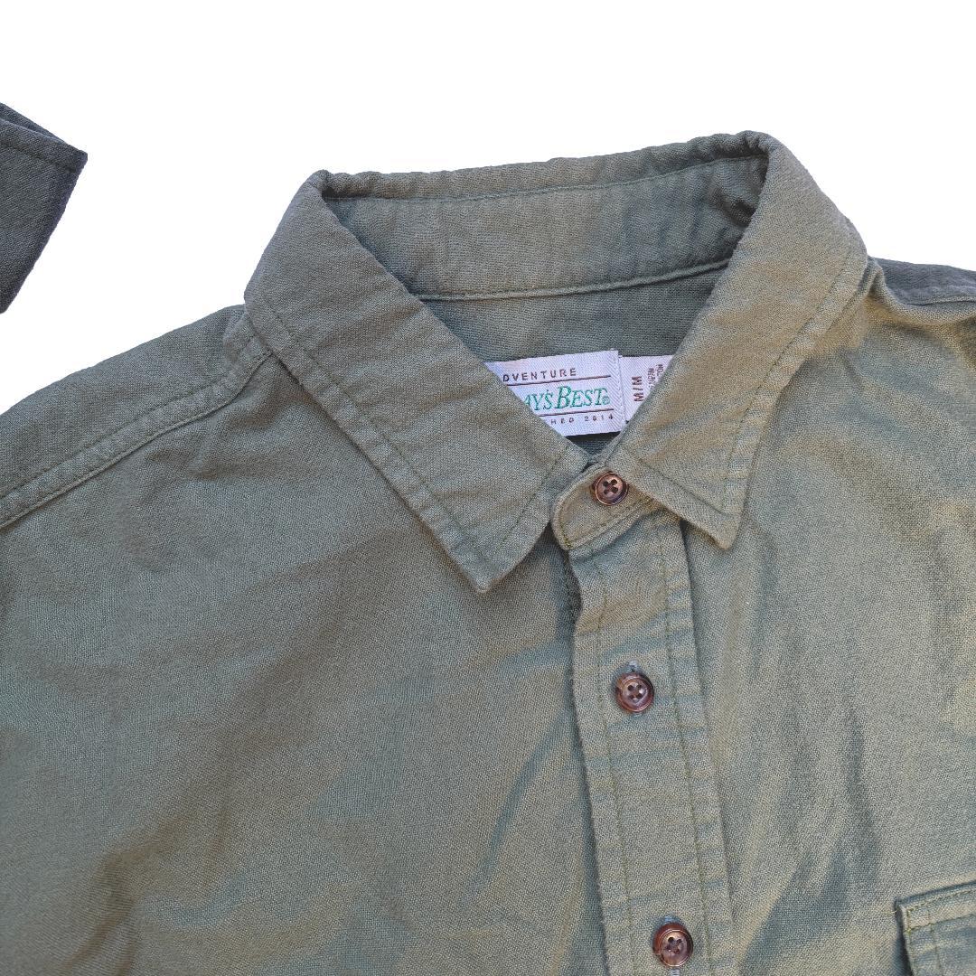 サンデイズ ベスト CHAMOIS SHIRTS / TRAIL GREEN
