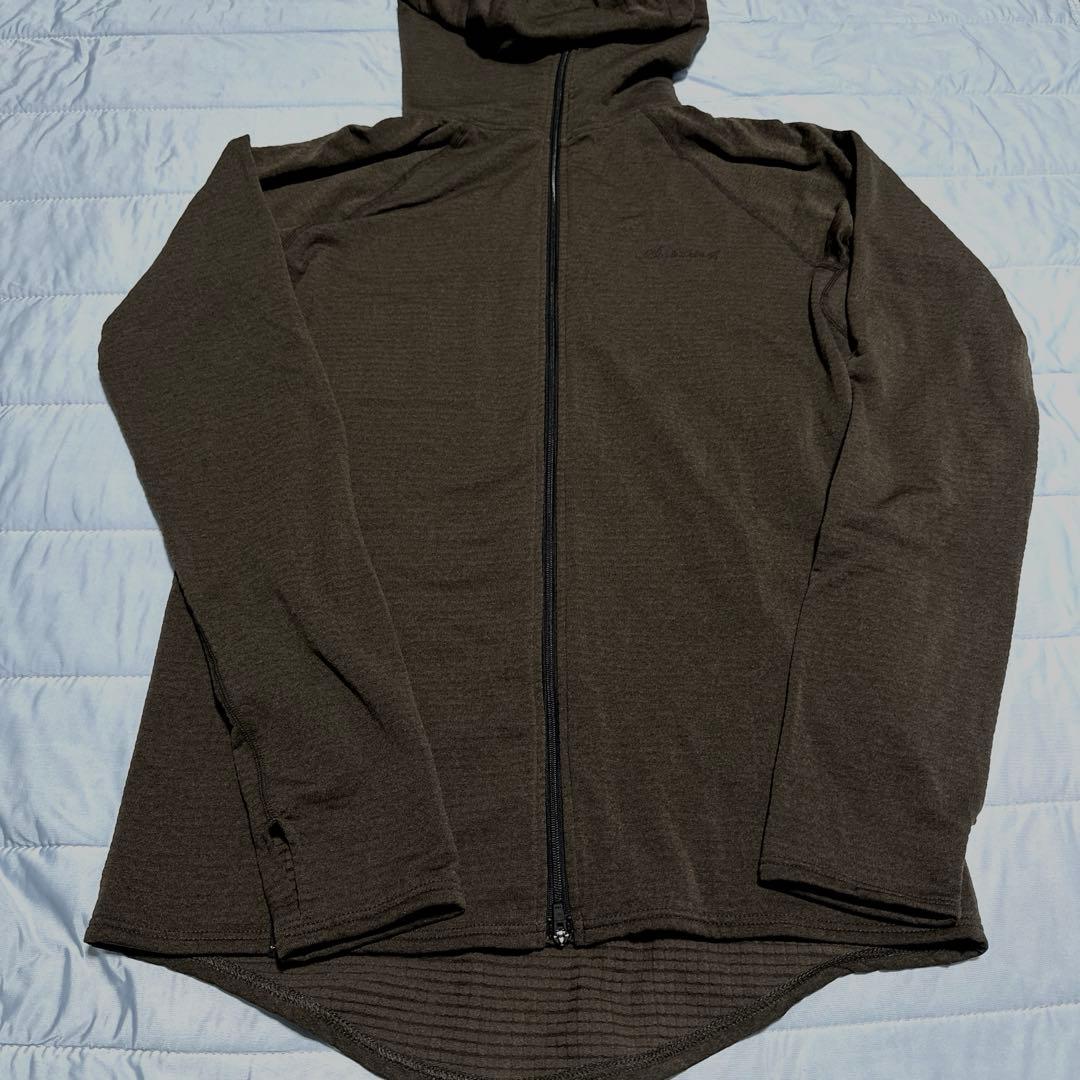 Answer4 パワーグリッド フルジップ フーディ Mサイズ　ブラウン