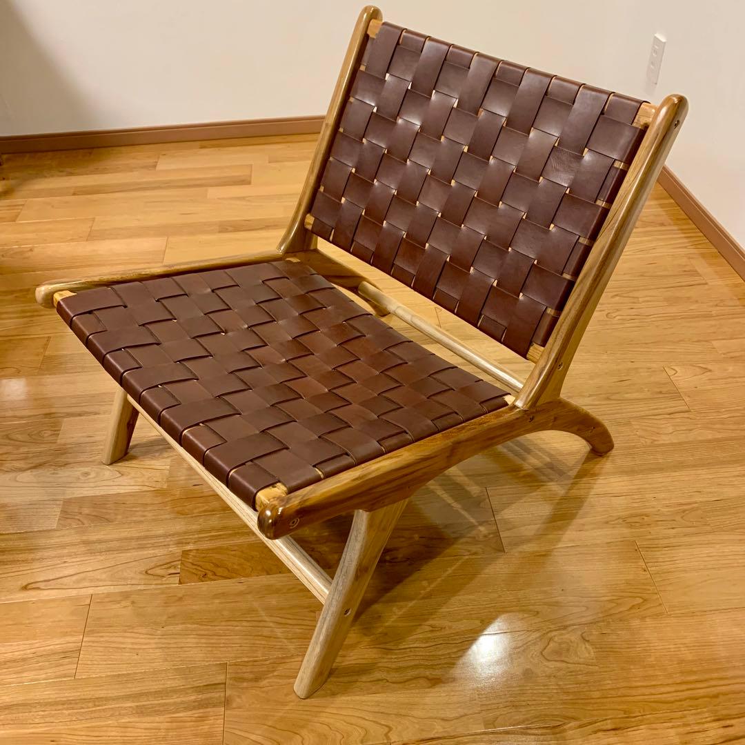 ギギliving 本革リラックスチェアー