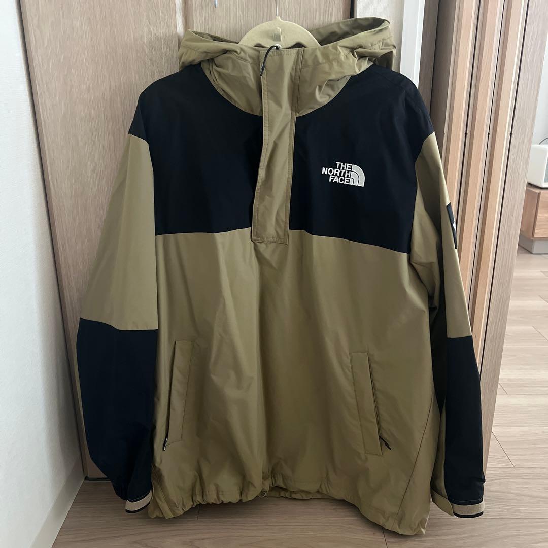 THE NORTH FACE ノースフェイスパーカー 2XL ベージュ/ブラック