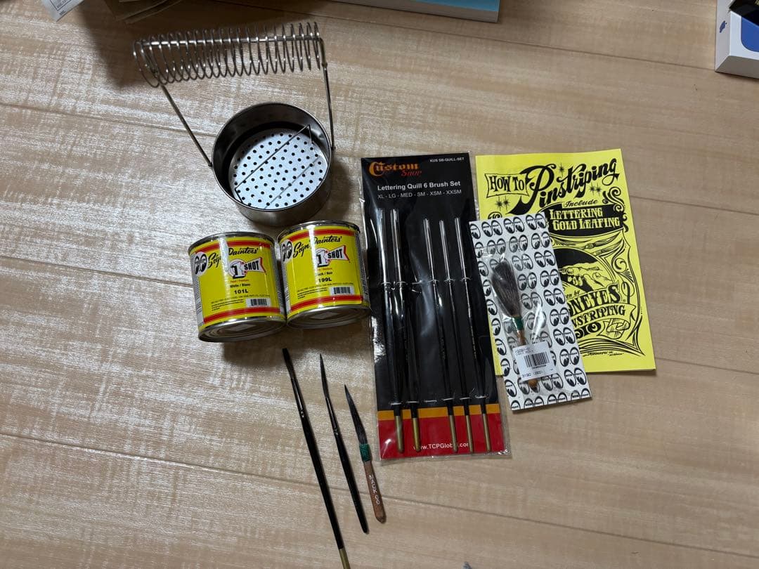 Mooneyes ピンストライプスターターキット【おまけ付き】 MOONEYES ピンストライプスターターキット ムーンアイズ ピンスト