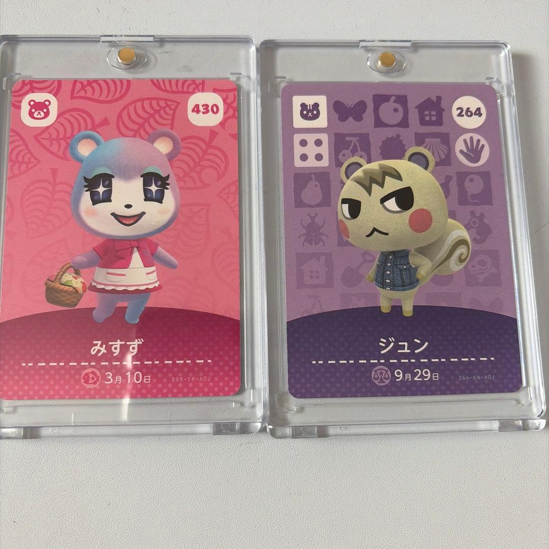 どうぶつの森 amiiboカード みすず ジュン 2枚セット - メルカリ