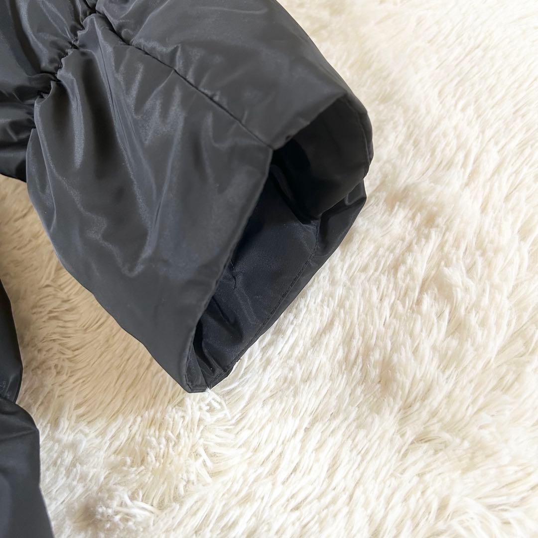 極美品】BALMAIN ダウンコート Aライン ラクーン ロング ブラック L