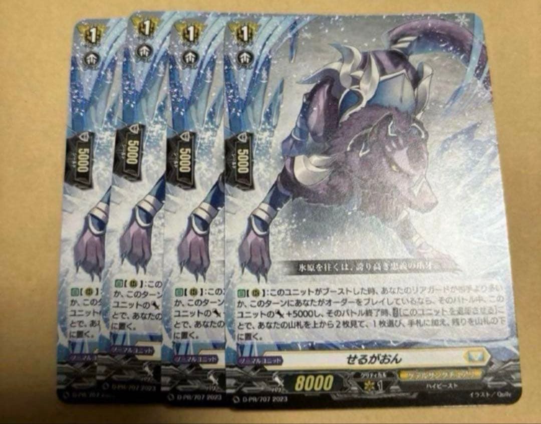 せるがおん　4枚