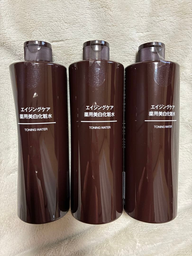 新品 無印 エイジングケア薬用美白化粧水 400ml×3本