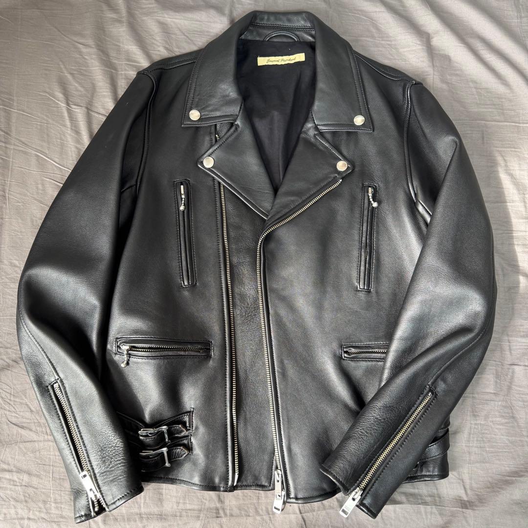 Journal Standard ブラックレザージャケット ライダースM メンズ