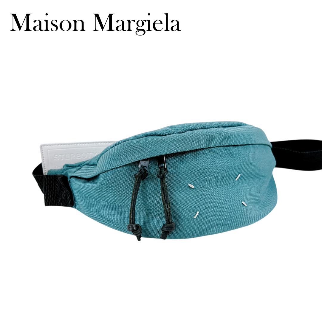 メゾンマルジェラ 4ステッチ キャンバス ボディバッグ ウエストポーチ