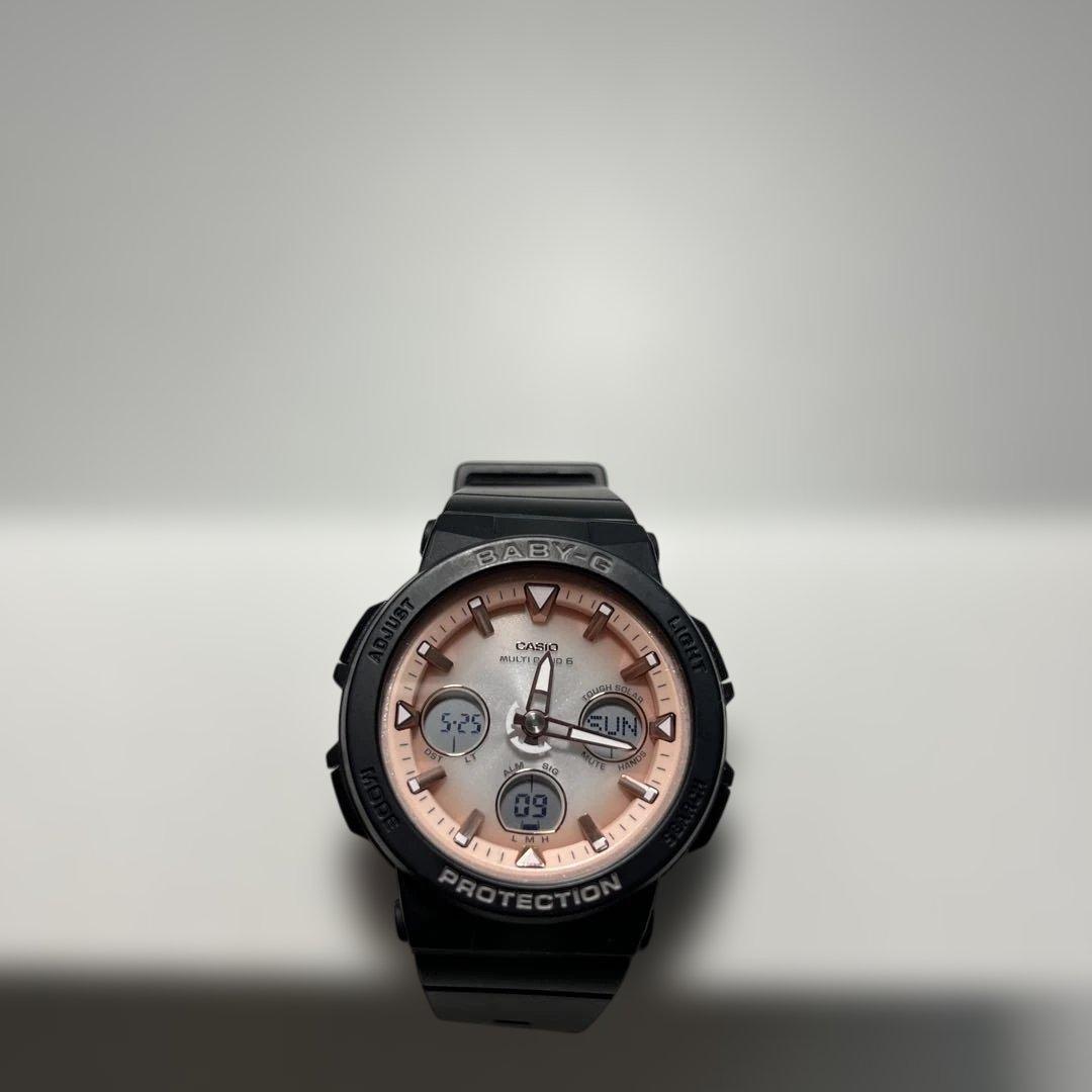 【希少品】CASIO Baby-G トラベラー　BGA-2500 電波ソーラー BABY-G ベビージー ビーチトラベラー 電波ソーラー レディース 腕時計