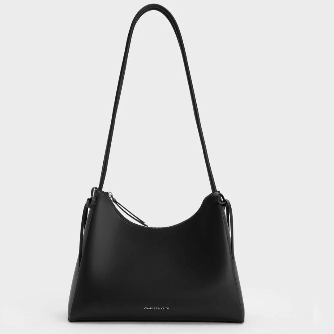 【新品未使用】 Hazel ヘーゼル ボウホーボーバッグ - ノワール