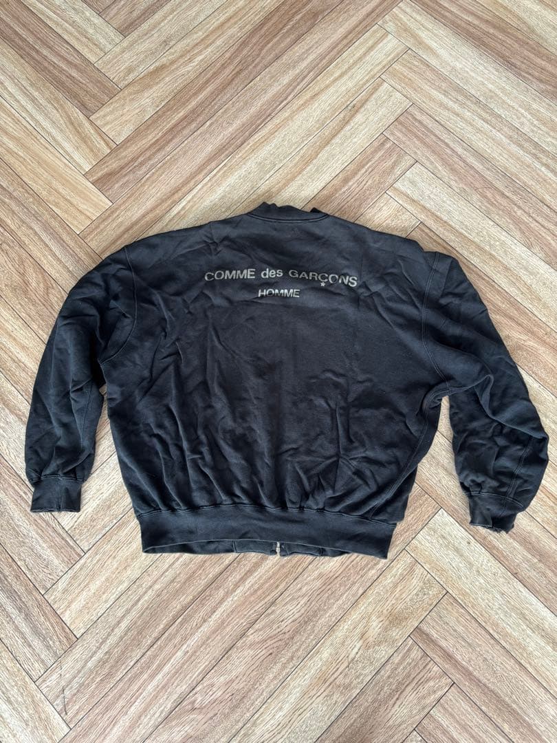 超貴重COMME des GARCONS HOMME 80sロゴ ジップスエット - メルカリ