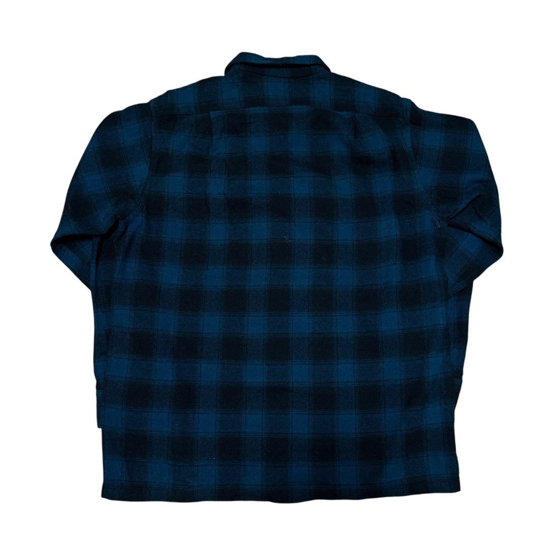 青 黒 ペンドルトン ボードシャツ オンブレ ビンテージ 好配色 50s