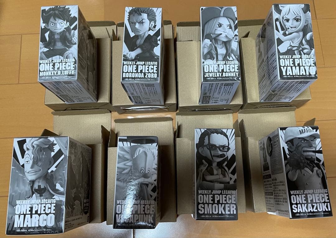 新品未開封レカフィグ ワンピース 6種コンプ ルフィ ゾロ マルコ