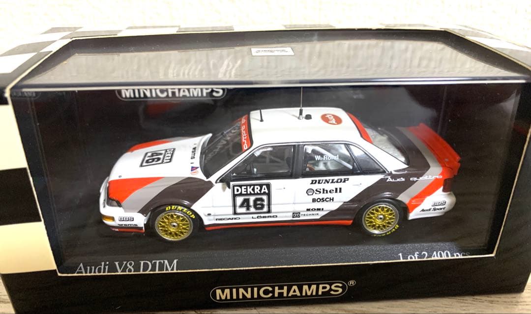 【限定品】ミニチャンプス製 アウディ V8 DTM レーシングカー　1/43 Yahoo!オークション -「アウディ・v8」(レーシングカー