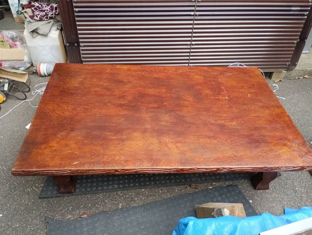 屋久彩座卓テーブル 屋久杉座卓 応接台 座卓 テーブル