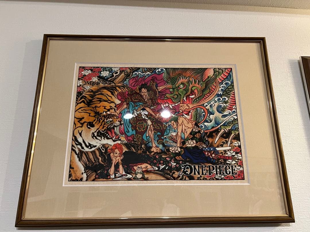 ワンピース　ONE PIECE 複製原画　ルフィ　ナミ　ゾロ　虎　龍　和　和の国 ONE PIECE複製原画ルフィ&ゾロ&ナミ&竜虎 - メルカリ