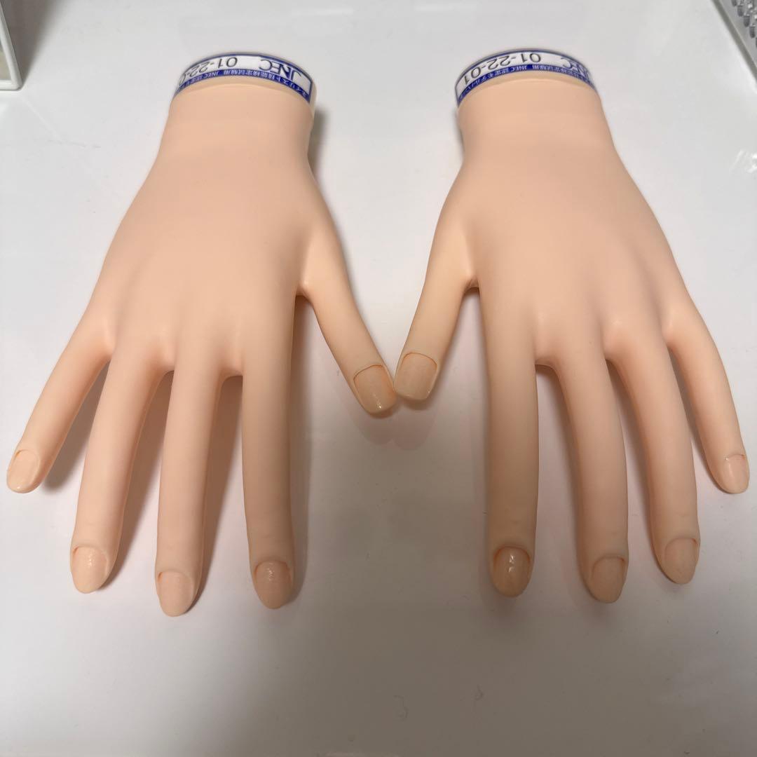 JNEC認定モデルハンド(両手)チップ、シールつき