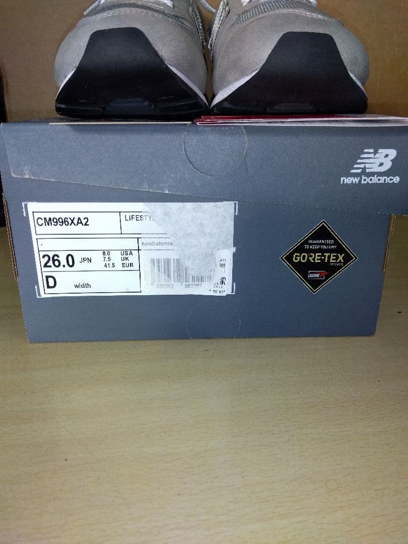New Balance CM996GORE-TEX　XA2 26.0cm グレー