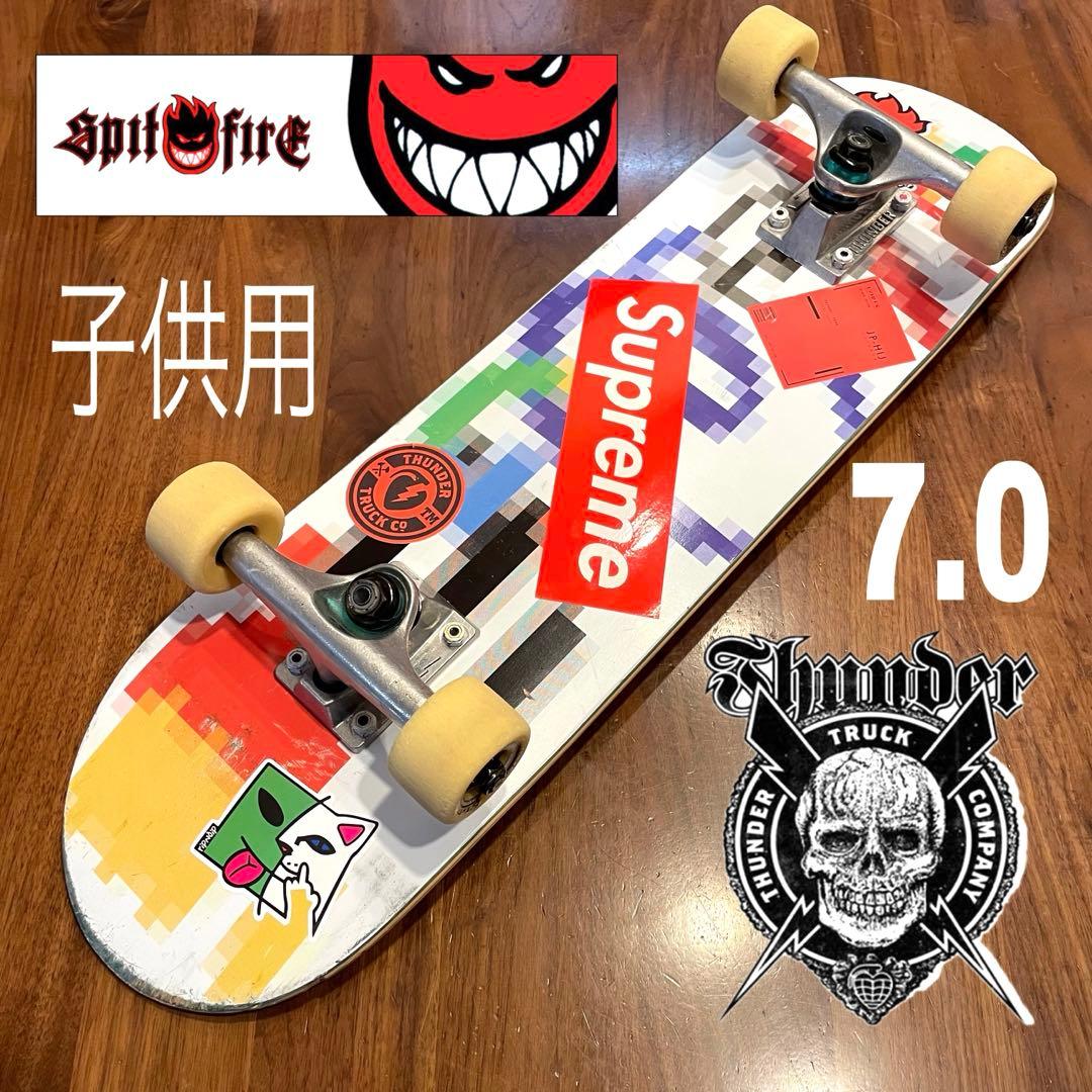 『わたる専用』 スケボー　子供用　スケートボード　サンダートラック　　7インチ