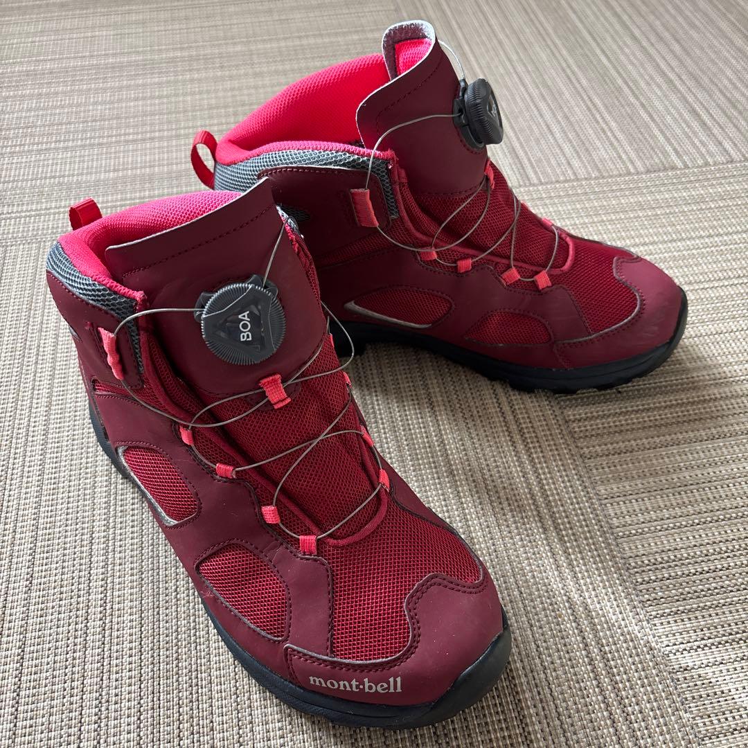 mont-bell キッズ トレッキングシューズ（23cm）【ほぼ新品】