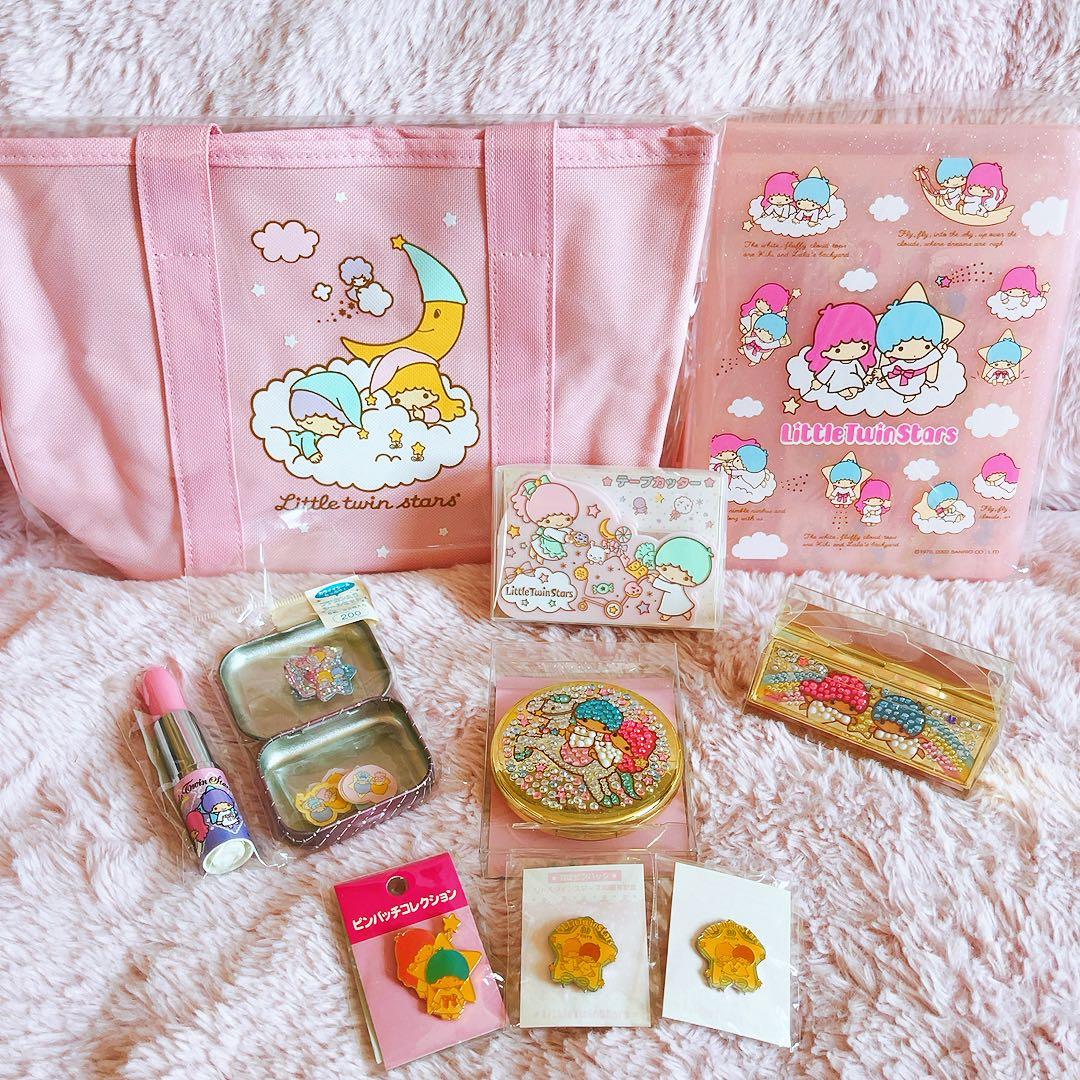 希少レア　キキララ　平成レトロ　グッズ　ピンバッチ　まとめ売り　サンリオ 希少♡平成レトロ】キキララ 1994 当時物 ケース付 サンリオ