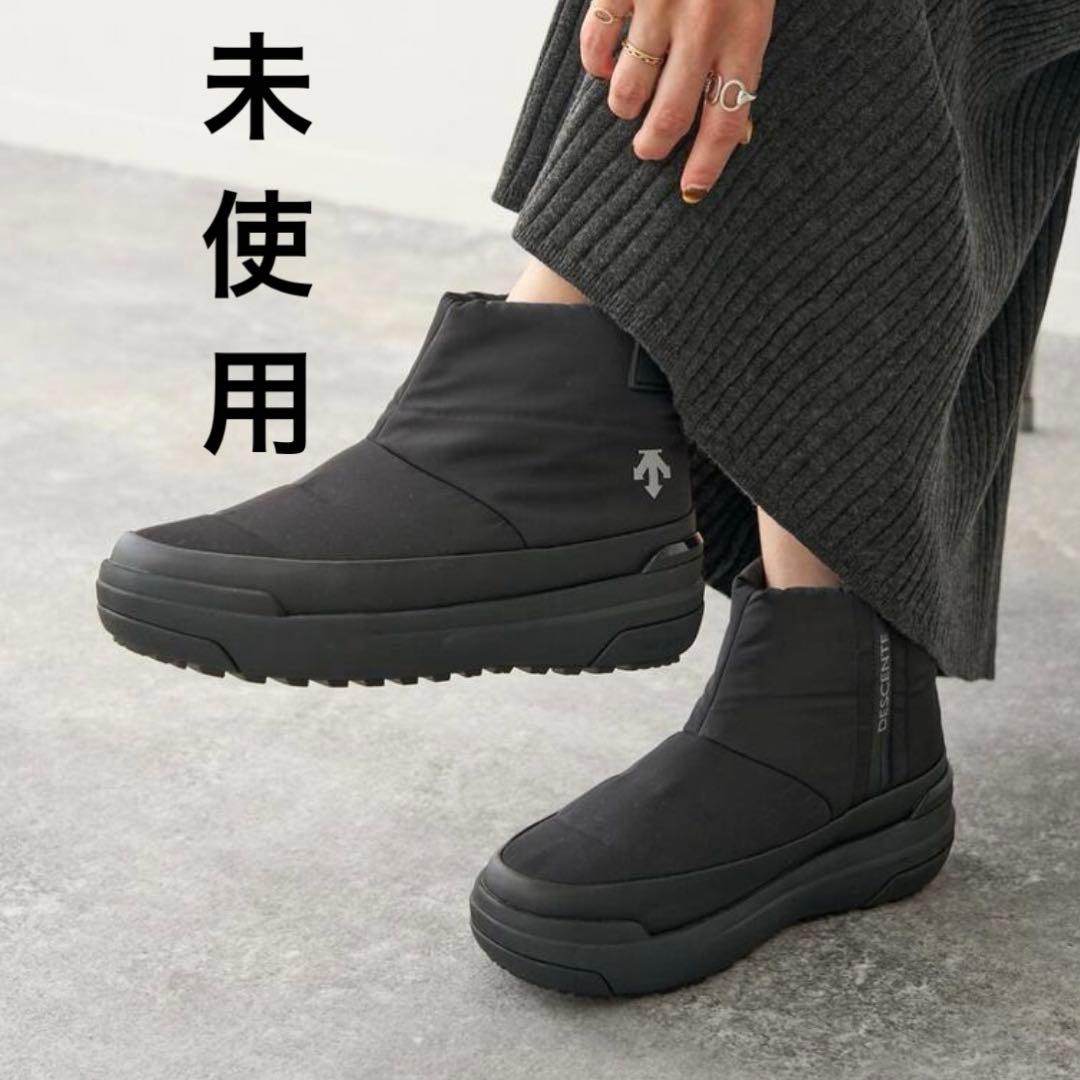 【新品未使用】DESCENT デサント ウィンターブーツ 黒ブラック23.0cm
