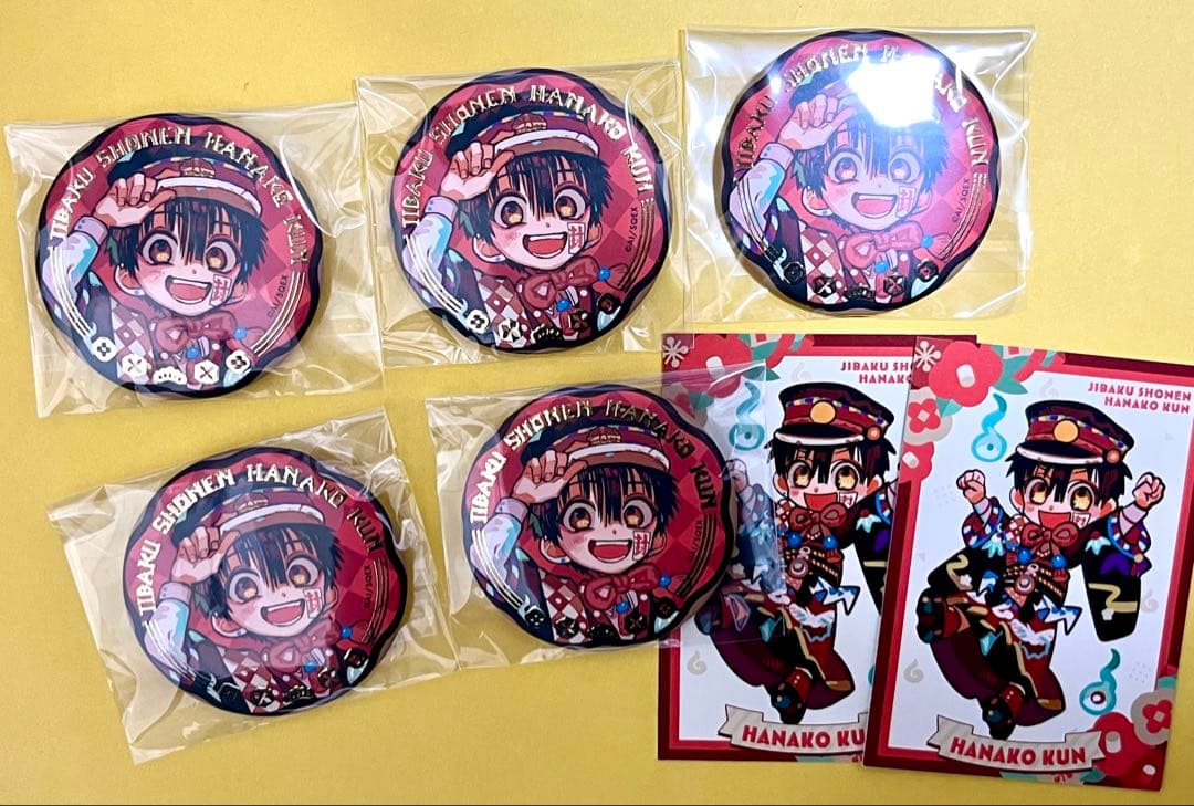 地縛少年花子くん 10周年記念ミュージアムジュエリー缶バッジ 花子