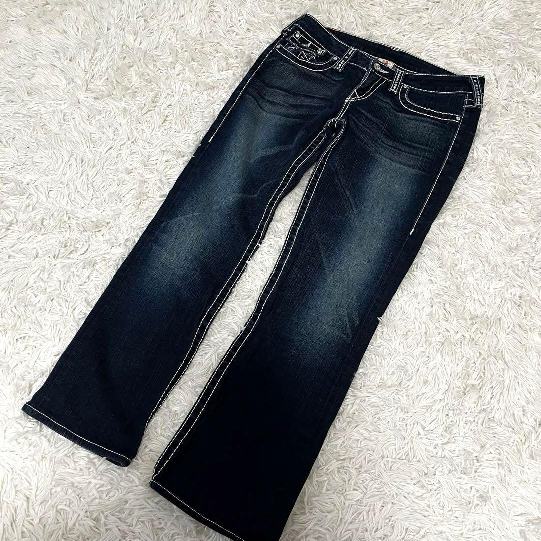 希少】トゥルーレリジョン DISCO BILLY BIGT 濃紺 白糸太 29 - メルカリ