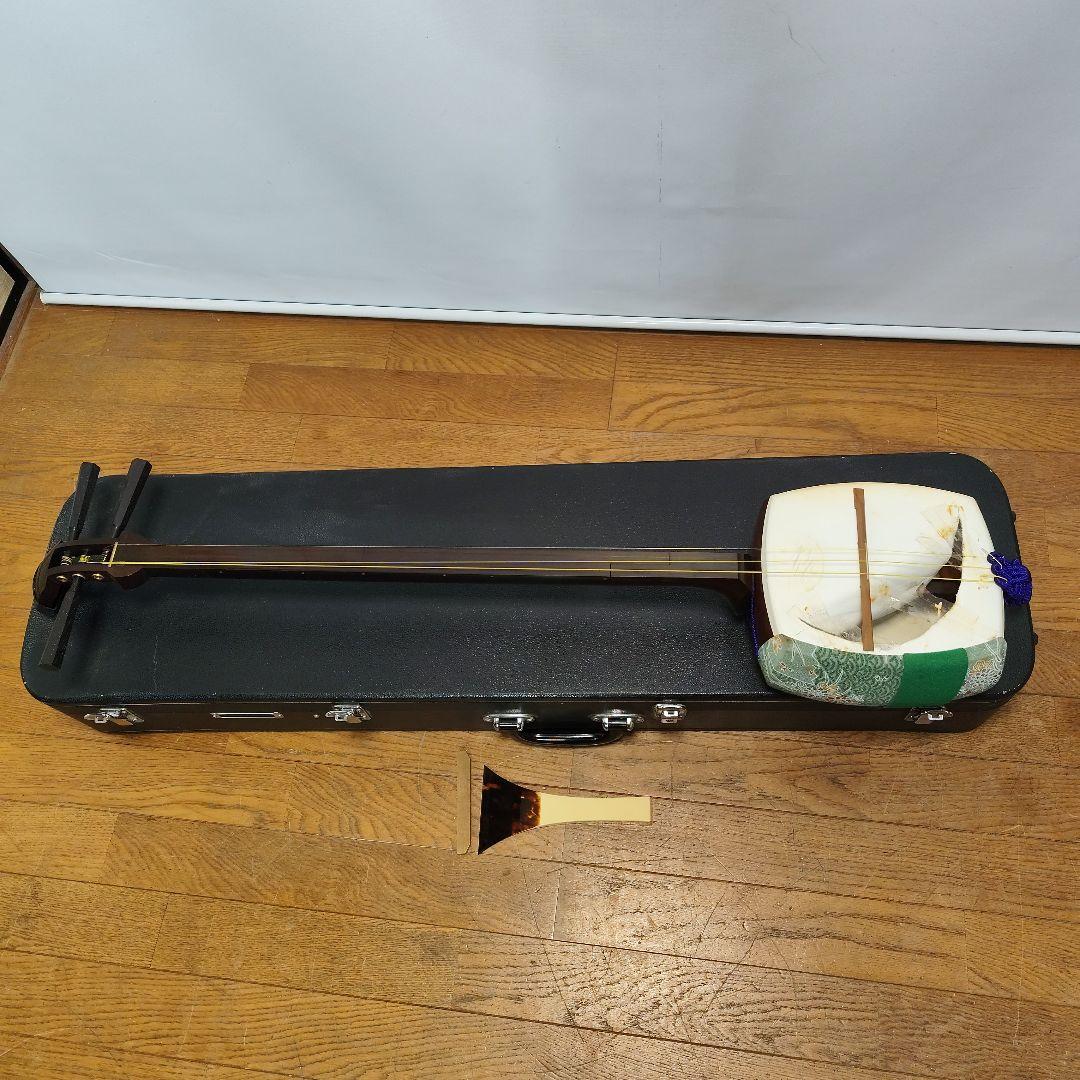 太棹 三味線本体 バチ、ケース付き tpmusic_nsinb025tu