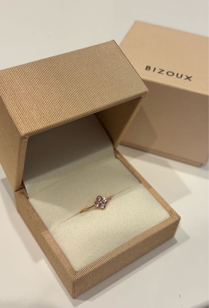 最終値下げ【美品】 bizoux シャンパンガーネット　アナイス　9号