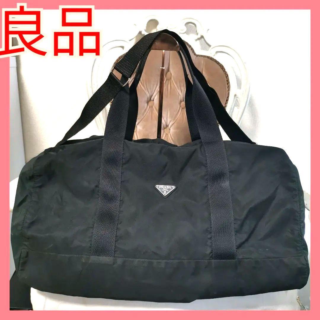 【正規品】プラダPRADA肩掛けボストンバッグ新品ショルダープレゼント!鑑定済