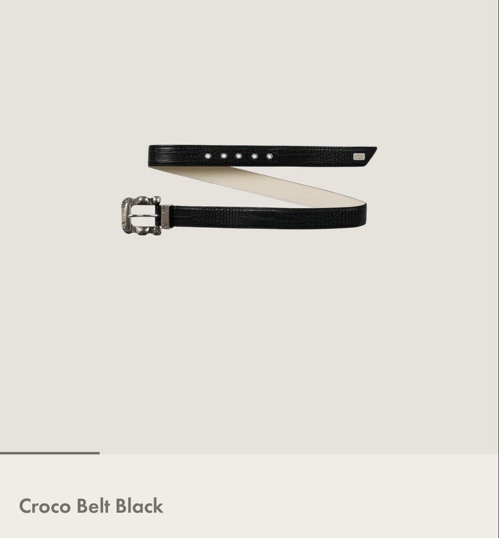 Trendt Vision Croco Belt Black 新品未使用 Croco Belt Brown – Trendt Vision