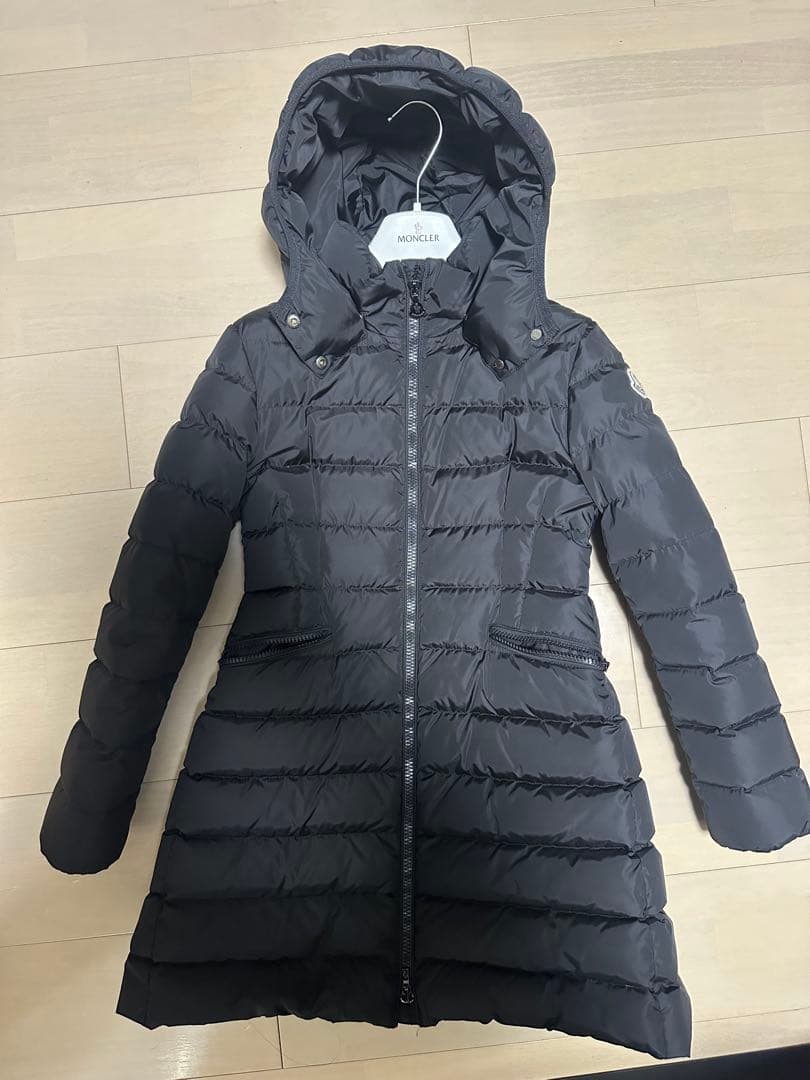 MONCLER シャーパル10A ブラック ダウンコート