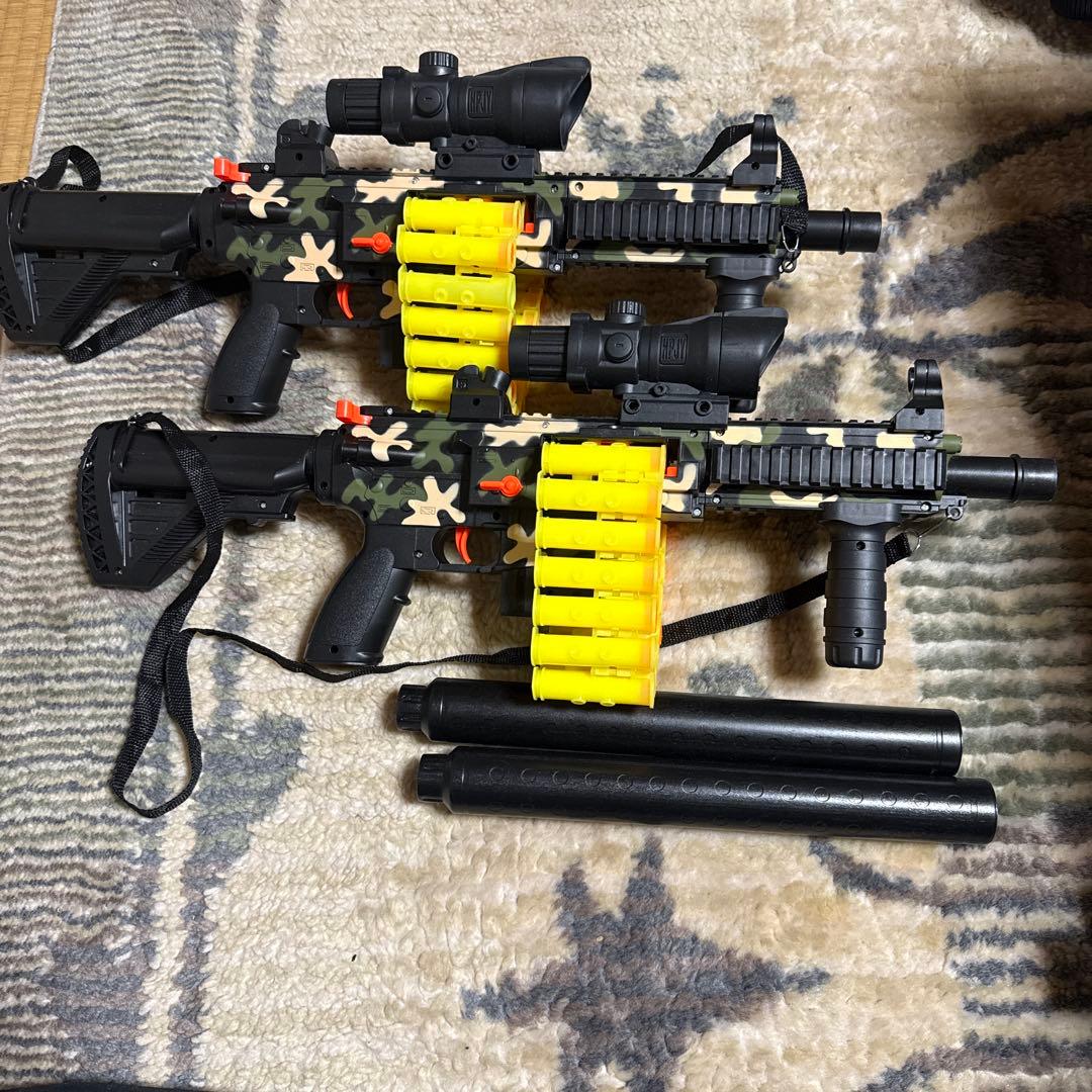 迷彩トイガンとソフト弾セット