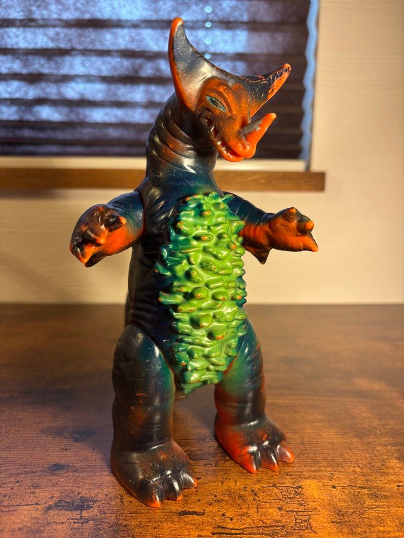 マルサン　ゴモラ　当時物　ソフビ　ブルマァク　ウルトラマン　怪獣　美品