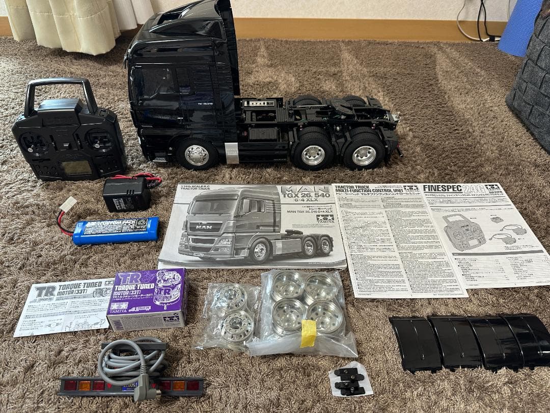 タミヤ1/14トレーラーヘッドMAN 6×4(フルオペレーション) - メルカリ