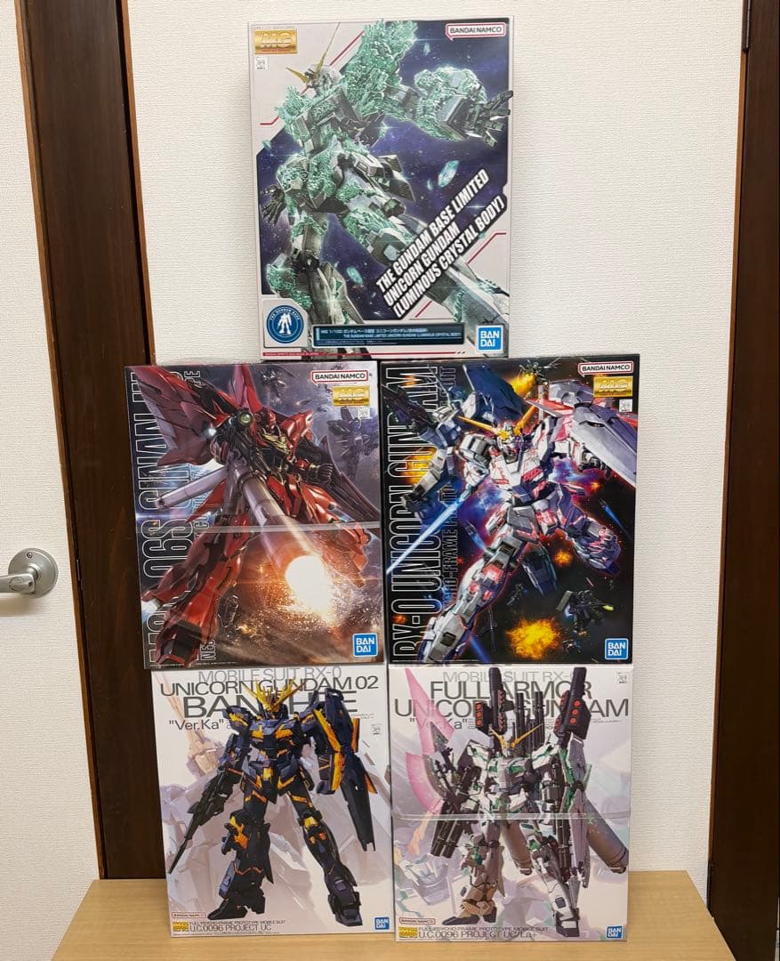 MG ユニコーンガンダム 5種セット