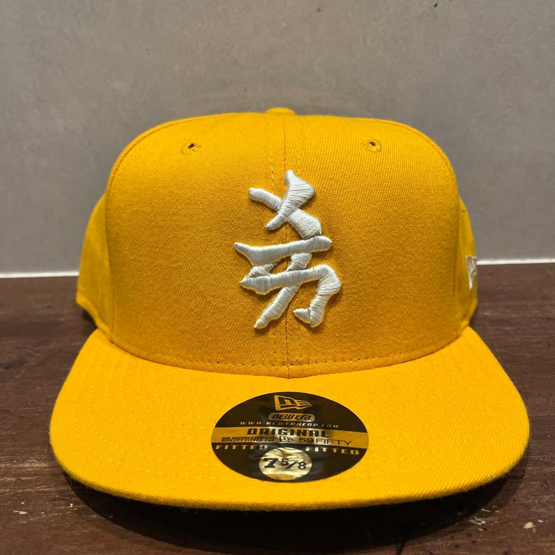 ニューエラ 漢字 NY ヤンキース キャップ 7 5/8 USA製 帽子 レア