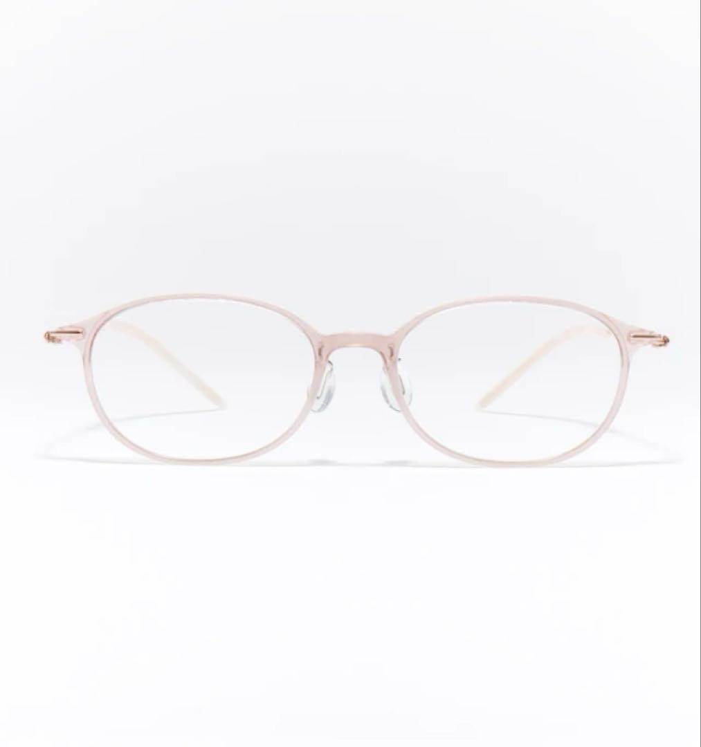 JINS Ultra Light Airframe ペールピンク　老眼鏡1.5