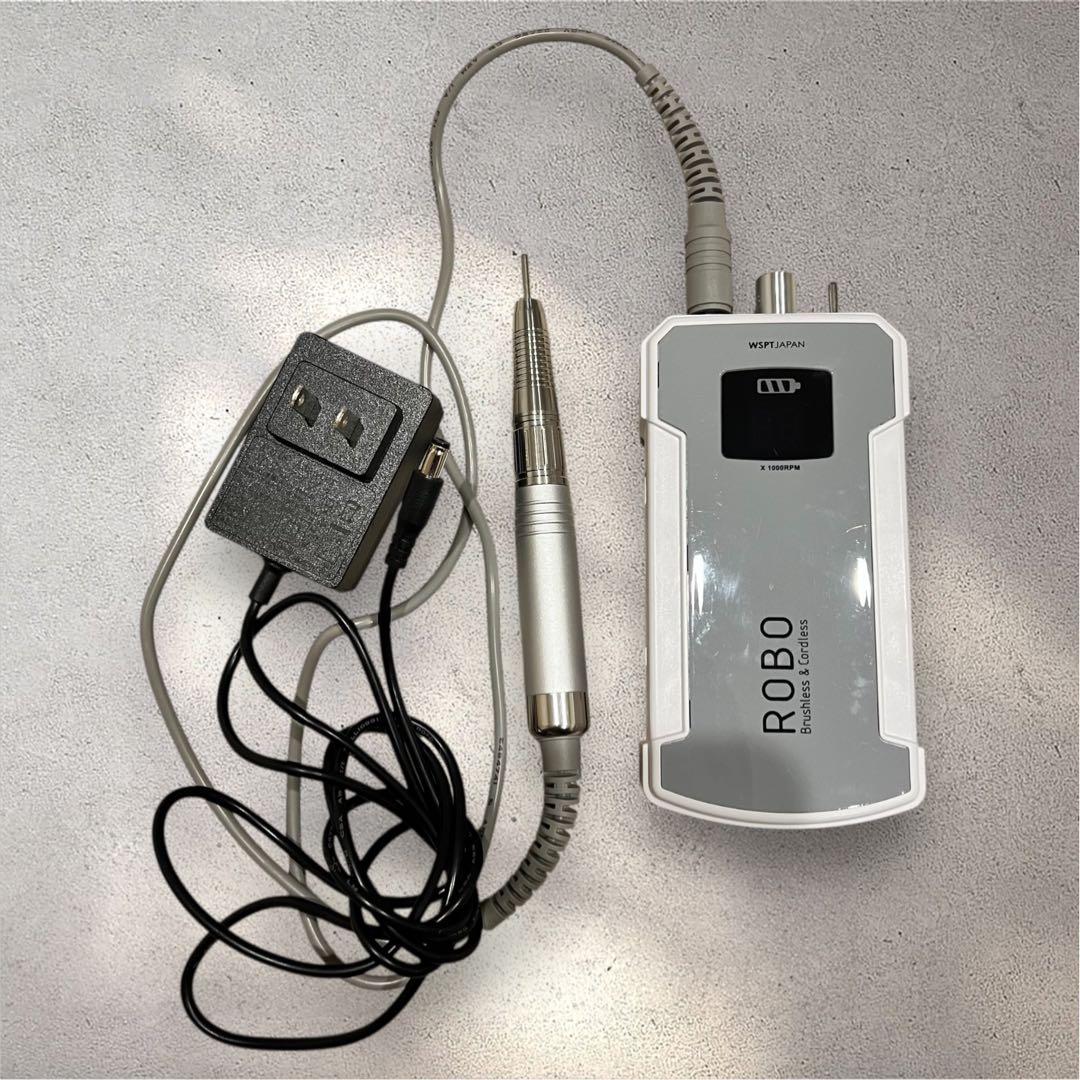 ネイルマシーン ROBO　ロボ　充電式　ブラシレス　液晶表示 ネイルマシン ROBO ロボ 充電式 ブラシレス 液晶表示 35000rpm : テン