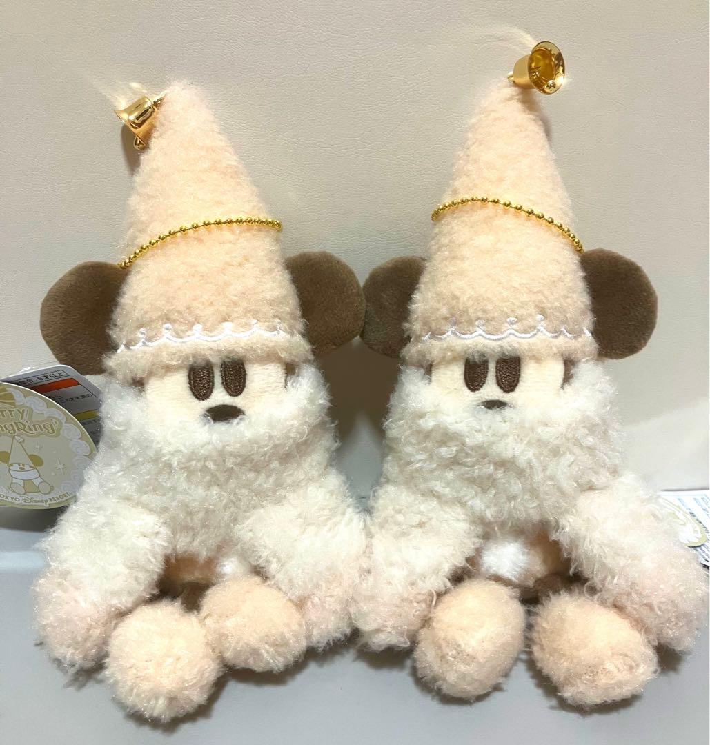 リルリンリン ぬいぐるみバッジ 2個セット ディズニー クリスマス 2024