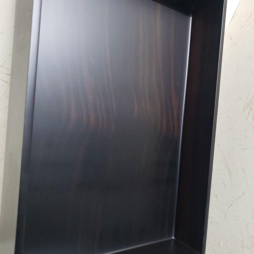 遼雨様専用 黒檀木製文箱 蓋付き収納ボックス21×31,5