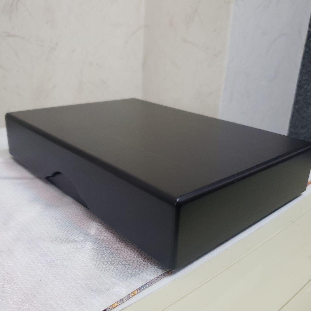遼雨様専用 黒檀木製文箱 蓋付き収納ボックス21×31,5