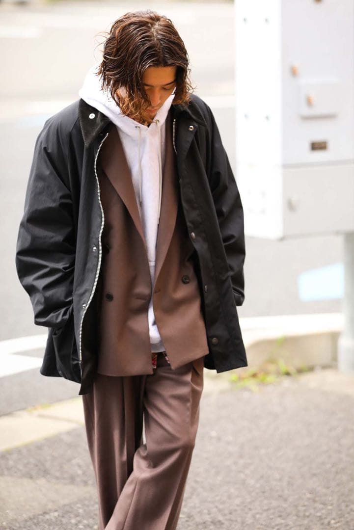 Barbour　バブアー　big bedale ビッグビデイル　ブラック 46