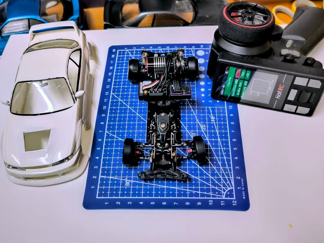 蚊車 ドリラジ RWD DAS3 タミヤnissan s14 ボディ