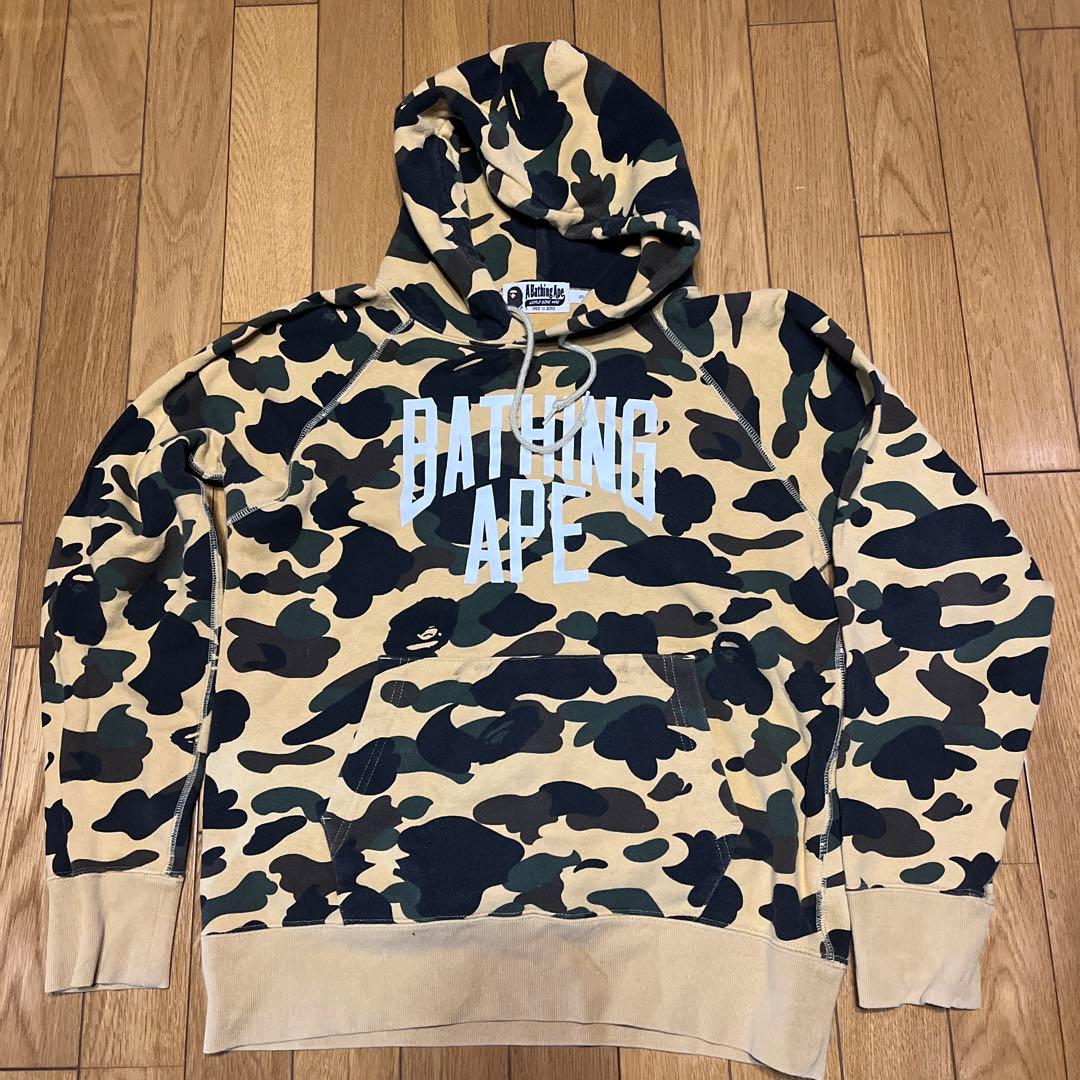 エイプ 迷彩 パーカー A BATHING APE エイプ パーカー - メルカリ